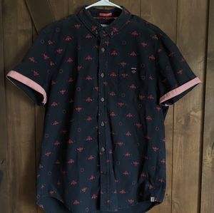 🐝Men's Bee Print button down shirt🐝